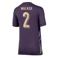 Echipament fotbal Anglia Kyle Walker #2 Tricou Deplasare European 2024 pentru femei maneca scurta